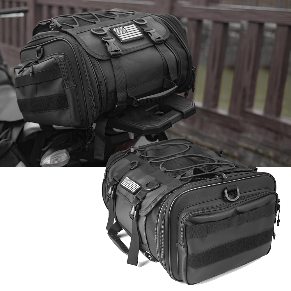 Motorcycle Gear Warehouse - Akcesoria motocyklowe 30-45L Rozszerzalna taktyczna torba